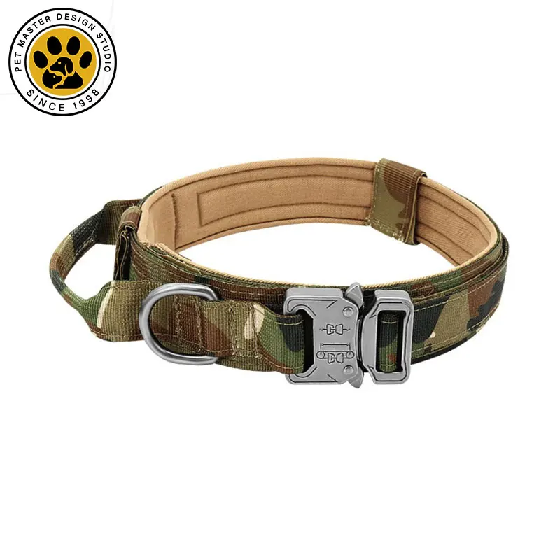 SinSky Puppy Collar Dog Collar Adjustable Quick Release Nylon Tactical Dog Collar for Small Medium Dog