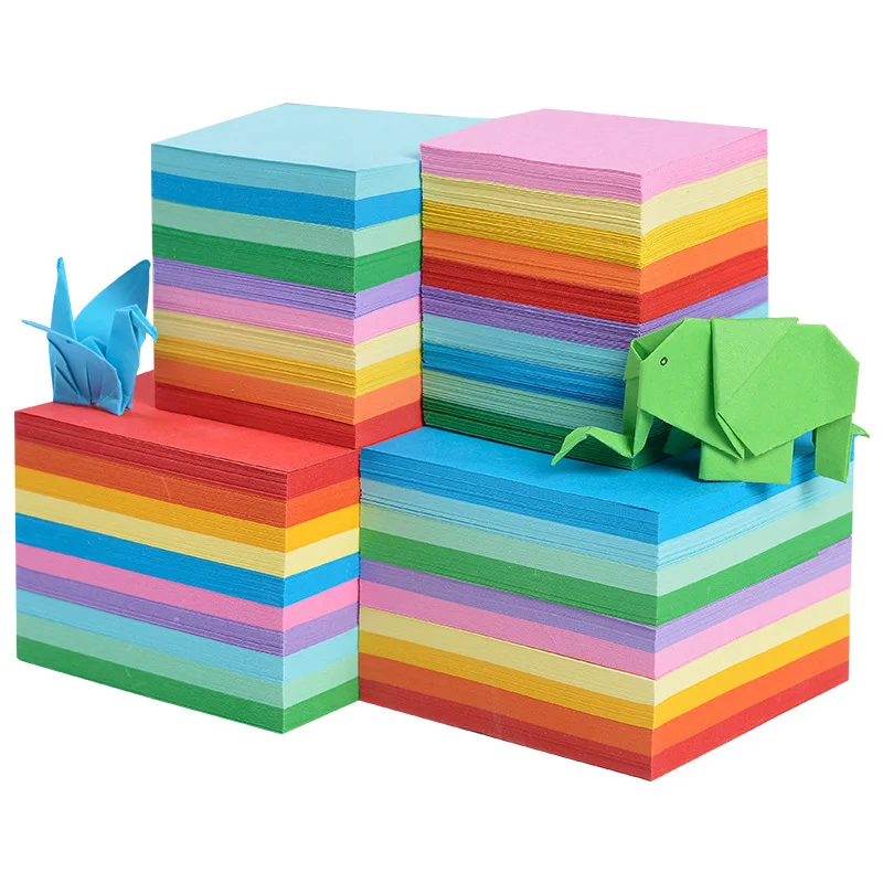 Ever bright 70g 80g copy paper colorful origami paper 100% wood pulp color paper for handcraft