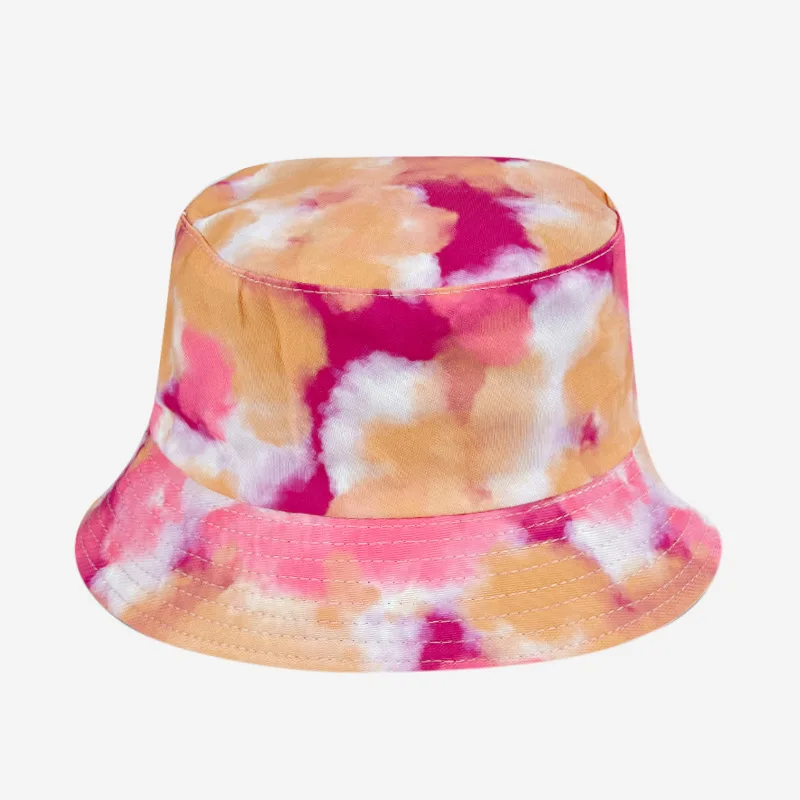 Wholesale Custom Sweet Cool Girl Style Sun Hat All-match Tie Dye Bucket Hat For Women