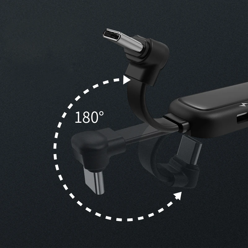 Ограниченные скидки 2 в 1 usb-Кабель-адаптер с двойным валом дизайн type c для