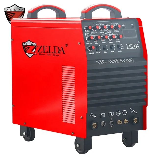 New Design Zelda high quality 2T/4T welder TIG-400P welding machine TIG 400A AC/DC Digital welding machines