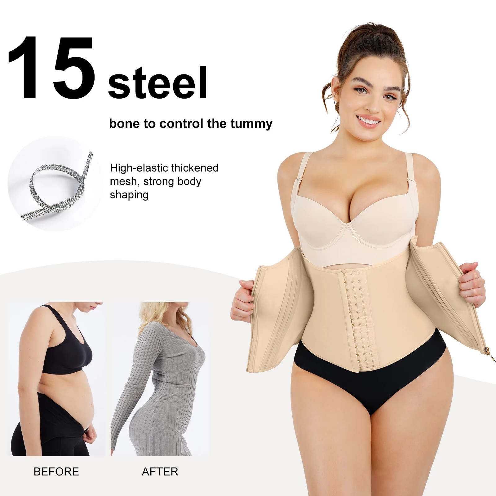 HEXIN Body Wrap Tummy Control Waist Shaper Wholesale Tummy Wrap Corset Waist Trainer Slimming Waist Belt for Women