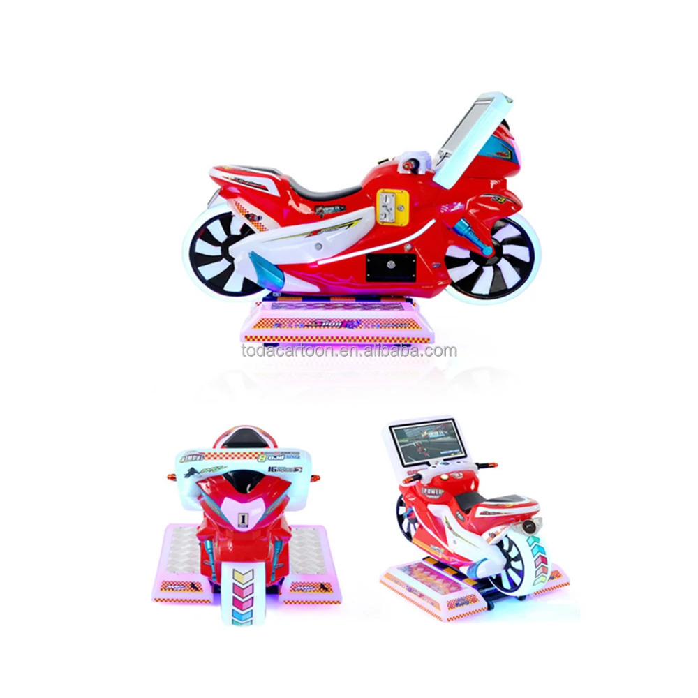Toda crane machine Kids Speed Moto Game Machine Indoor Kiddie Rider Motorbike kids motorcycle simulator