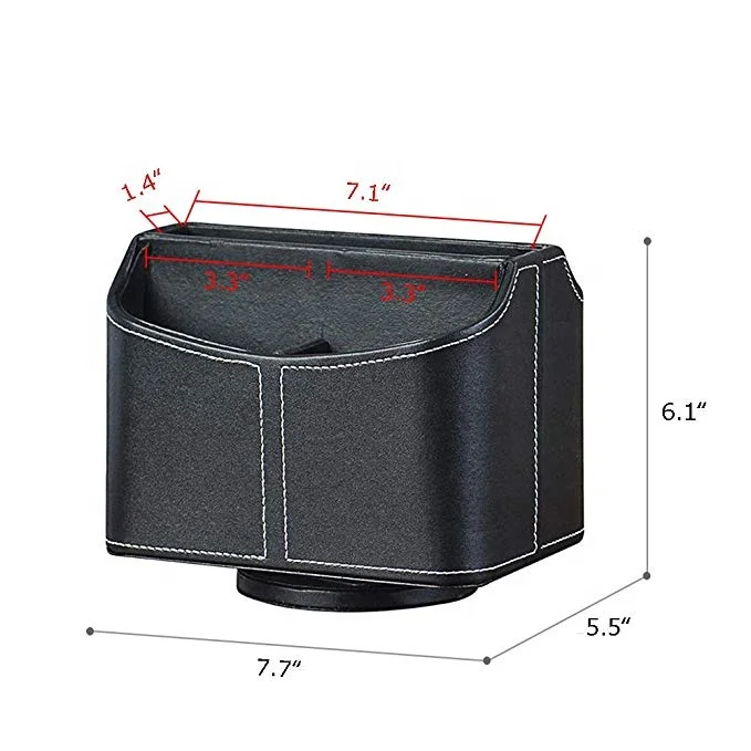 360 Degrees Rotatable Remote Control Organizer Spinning Remote Organizer Remote Caddy