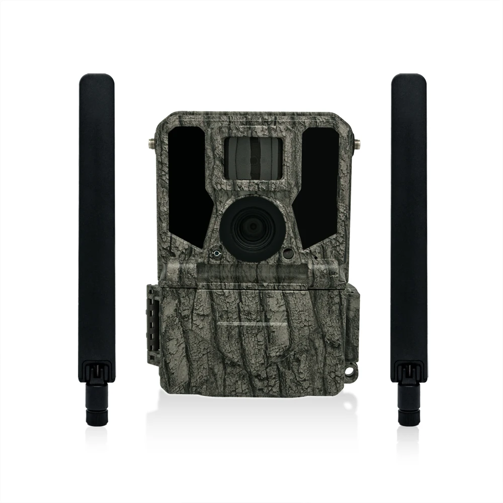 Dual-antennas cellular trail camera for wildlife  4G 2K 32MP GSM LET camera trap factory OEM ODM