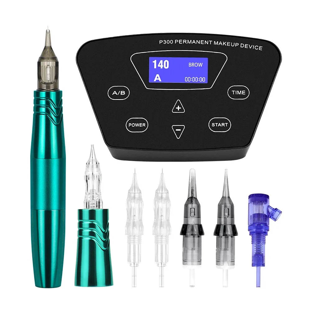 Sale Professional Permanent Makeup Hollow Cup Motor RCA Eyebrow Machines Pmu Double-ended Pen Rotary Mast Gun Tattoo Supplier