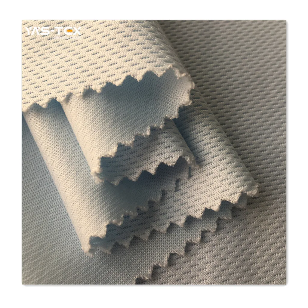 
Stretch Knit Bird Eye Polyester Mesh Knit Fabric for Clothing Linning or Shoes 