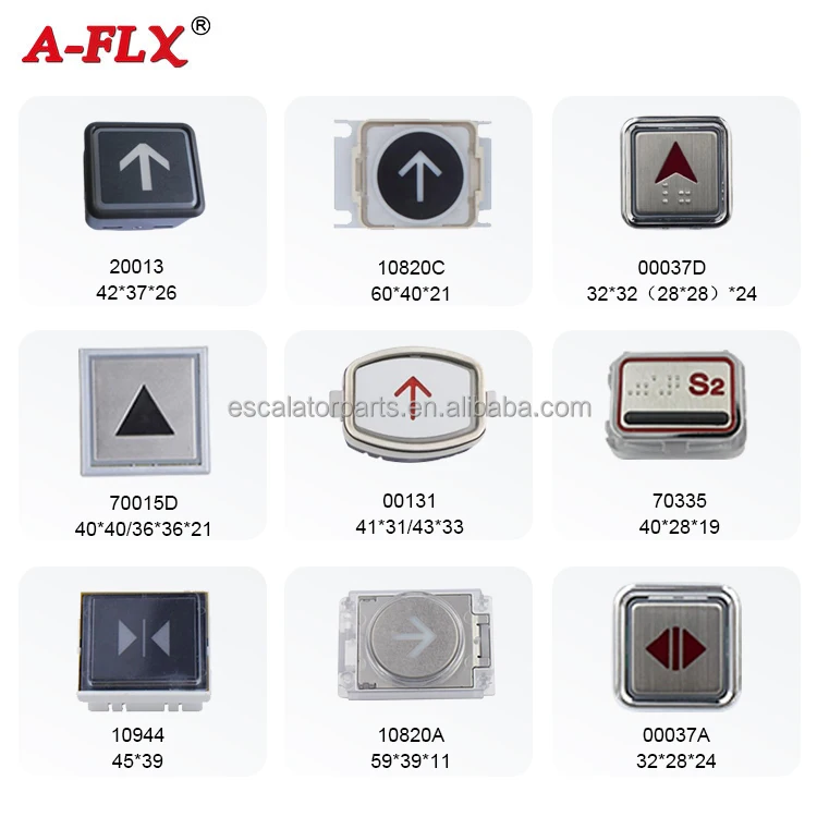 Профессиональные оптовые пользовательские кнопки лифта несколько стилей доступны запасные части