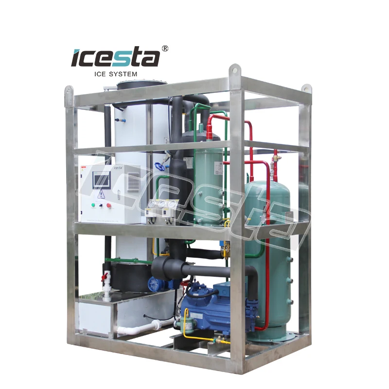 Icesta High reliable 2t 3t 5t 1 ton ice tube machine For Ice Business