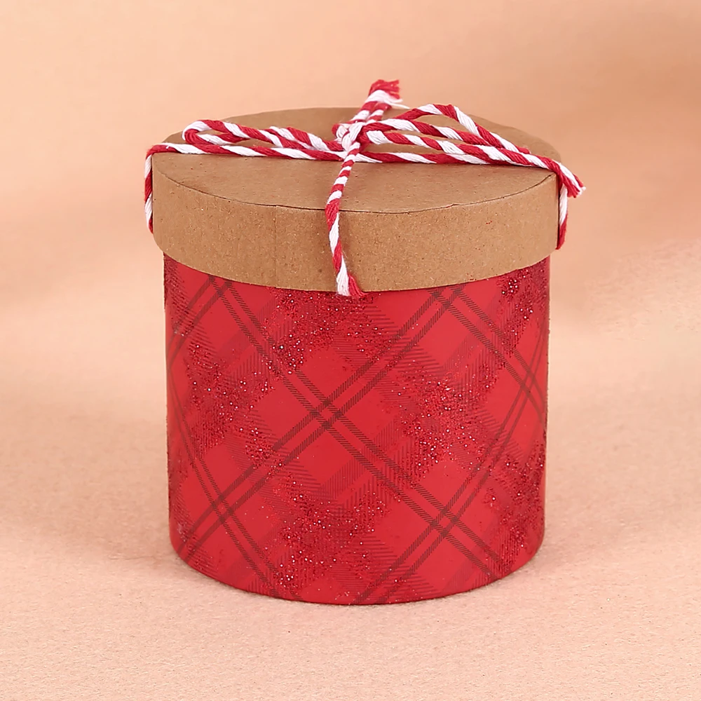 Luxury cardboard rose gift packaging customize paper flower box round boxes for flowers packaging