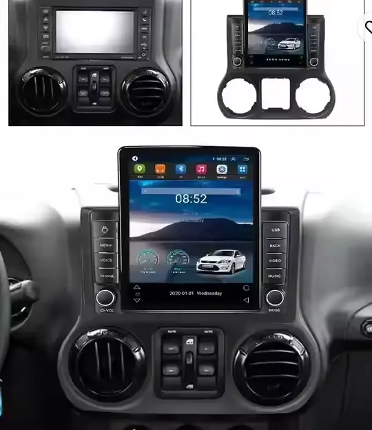 Android 13 8+128G car dvd player For JEEP WRANGLER 2011-2014 IPS DSP car-play 360 camera car stereo auto video audio system