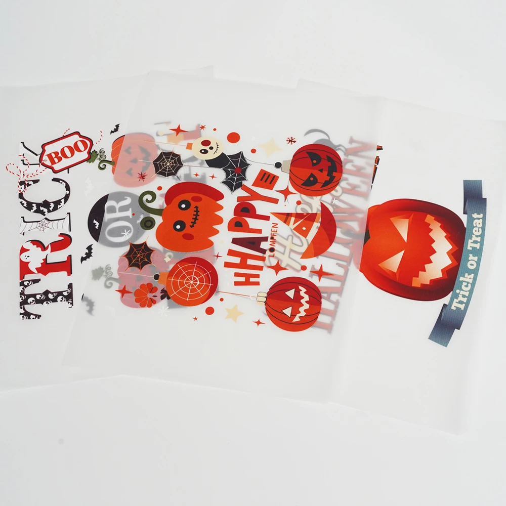 DTF Direct To film textile Wholesale Custom Design Heat Press Stickers Transfer Heat Transfer Printing Stickers On TShirt Fabric