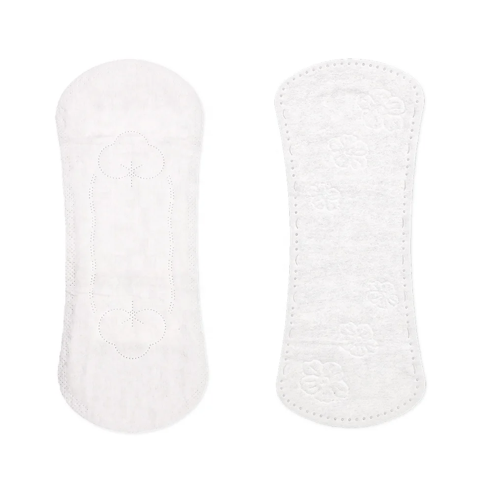 OEM Customized 150mm sanitary pad soft sanitary napkin corn bamboo fiber Panty Liners For Women