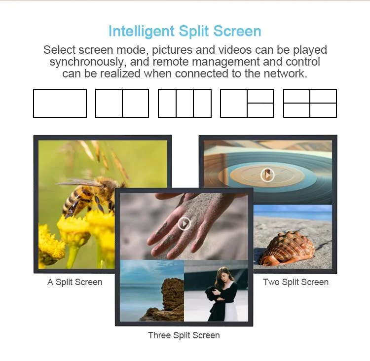 33 Inch Square Lcd Advertising Screen Ads Media Player Wall Mount Hanging Digital Signage And Displays