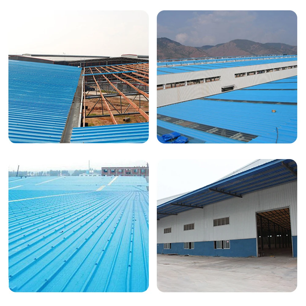 Impact Resistance Asa Roofing Sheet Insulation Fireproof Thermal Insulation Synthetic Resin Roofing Tile for House Warehouse