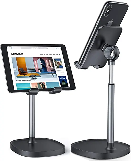 Mobile Phone Stand Holder Universal Adjustable Rugged Tablet Stand Compatible with All Mobile