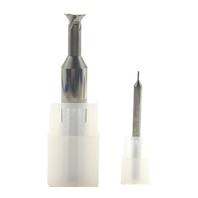 Tungsten steel dovetail cutter with integral hard alloy 30/45/60/75 degree dovetail groove milling cutter