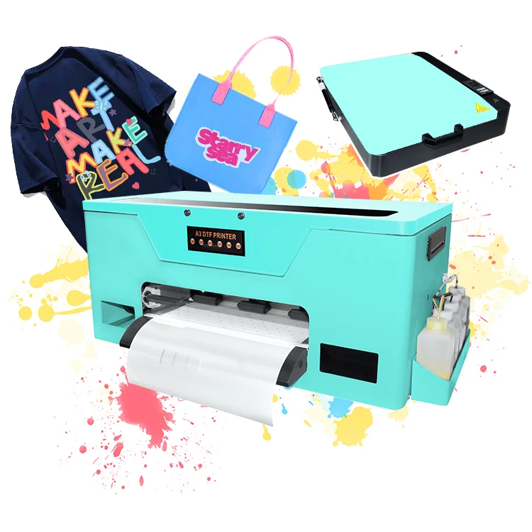 A3 pink custom color t shirt Textile Printing Machine Digital DTF Print PET film Offset A3 DTF Printers printing machine