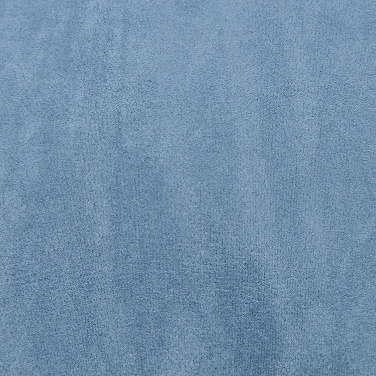 Trendy design custom french brush back polyester spandex blend dyeing suede fleece fabric for jacket