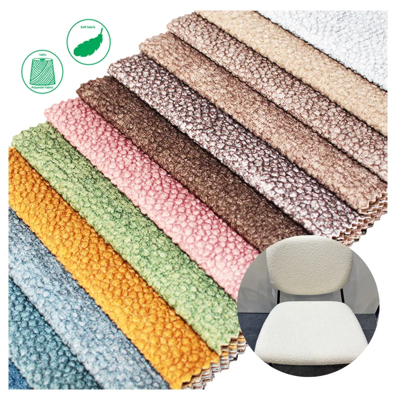 Recycled Super Soft Wholesale 100% Polyester Knitting Sherpa Dyed Cashmere Fabric For Winter sweater