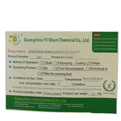 Environmental protection stainless steel polisher