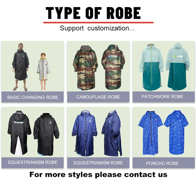 New Design  Equestrian Horse Riding Jacket  Waterproof Horse Riding Robe for Changing Robe