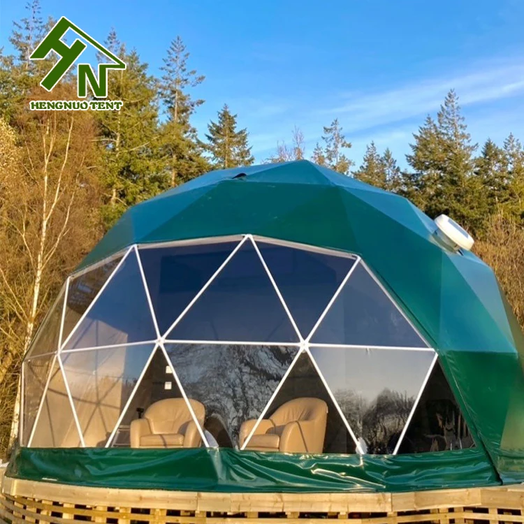 4m/6m/8m Outdoor ECO-Friendly Camping Igloo Dome House Tent For Family Resorts