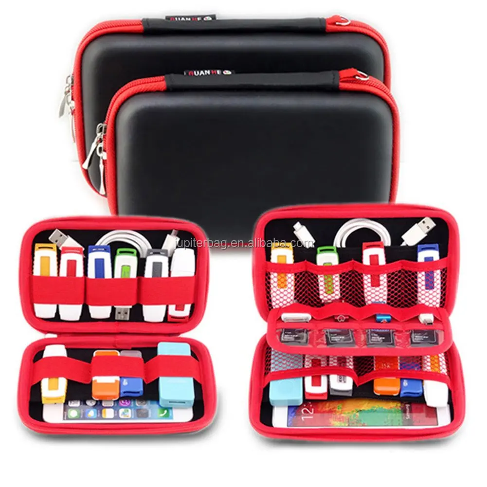 eva Power Bank and Adaptor Carrying Storage zipper case organizer