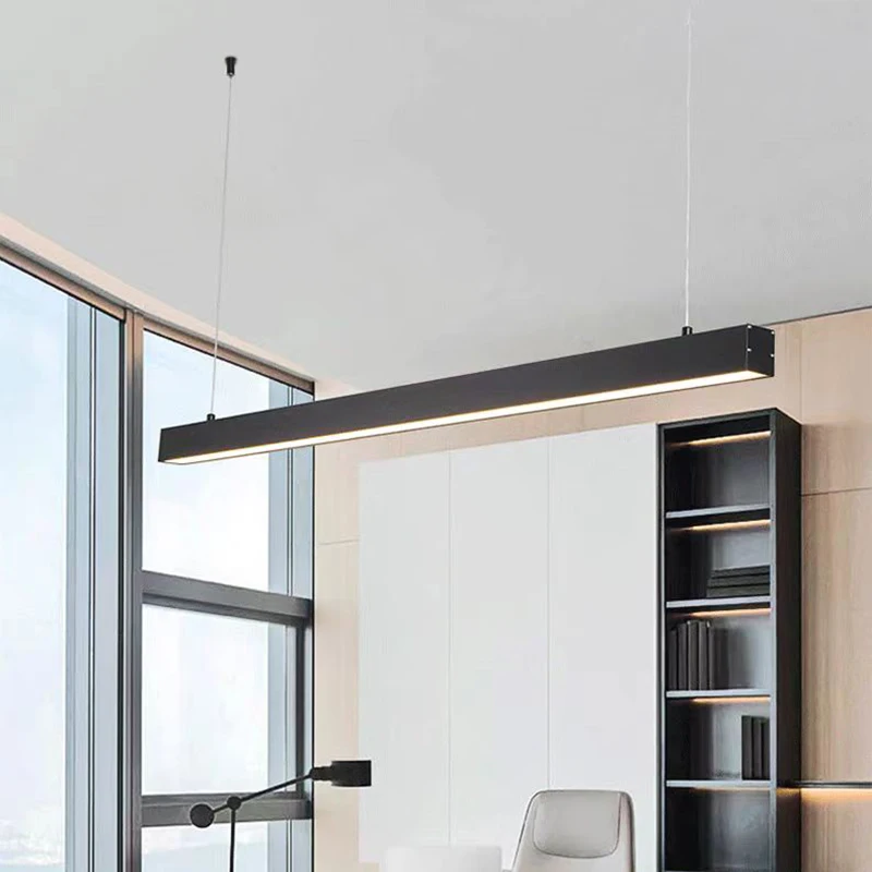 4FT 1200MM Led Hanging 35W Linear Light Office Mall Billiard Room Led Linear Light Aluminum Pendant Linear Lights