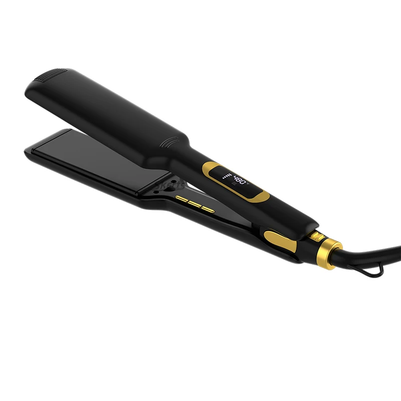 Titanium Flat Iron 2 inch Electric Hair Straightener Private Label Flat Iron Hair Straightener