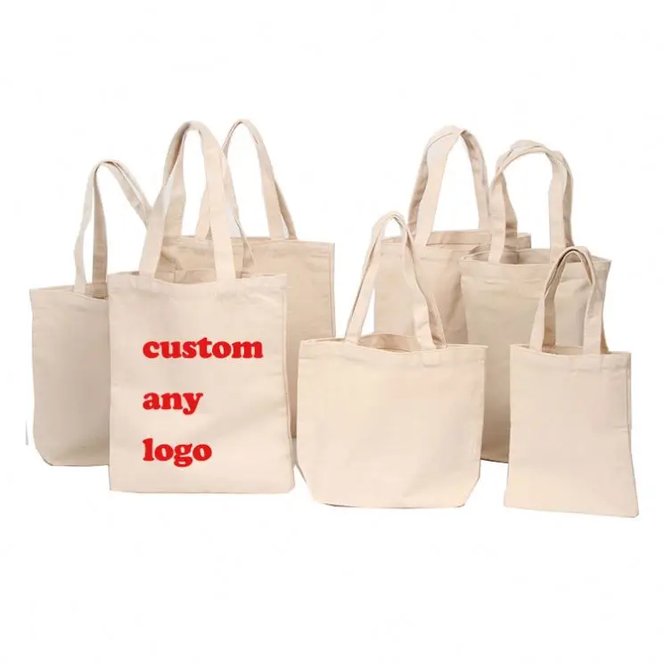
Wholesale organic cotton custom printed tote canvas bag 