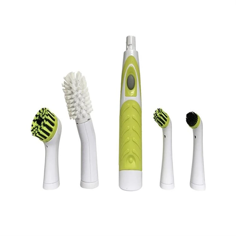 Hot Sales Electric Cleaning Brush with household All Purpose 4 Brush Heads by Sonic Scrubber for Bathroom/ Kitchen & Shoes