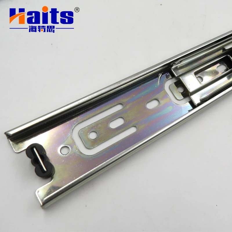 3-fold Drawer Runner Drawer Slide Rails Ball Bearing Slide 42mm Full Extension Kitchen Hardware Slide