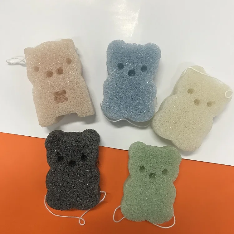 100% natural Exfoliating Purifying Facial Konjac Sponge Konjac Facial Sponges The Compostable Konjac Body Sponge