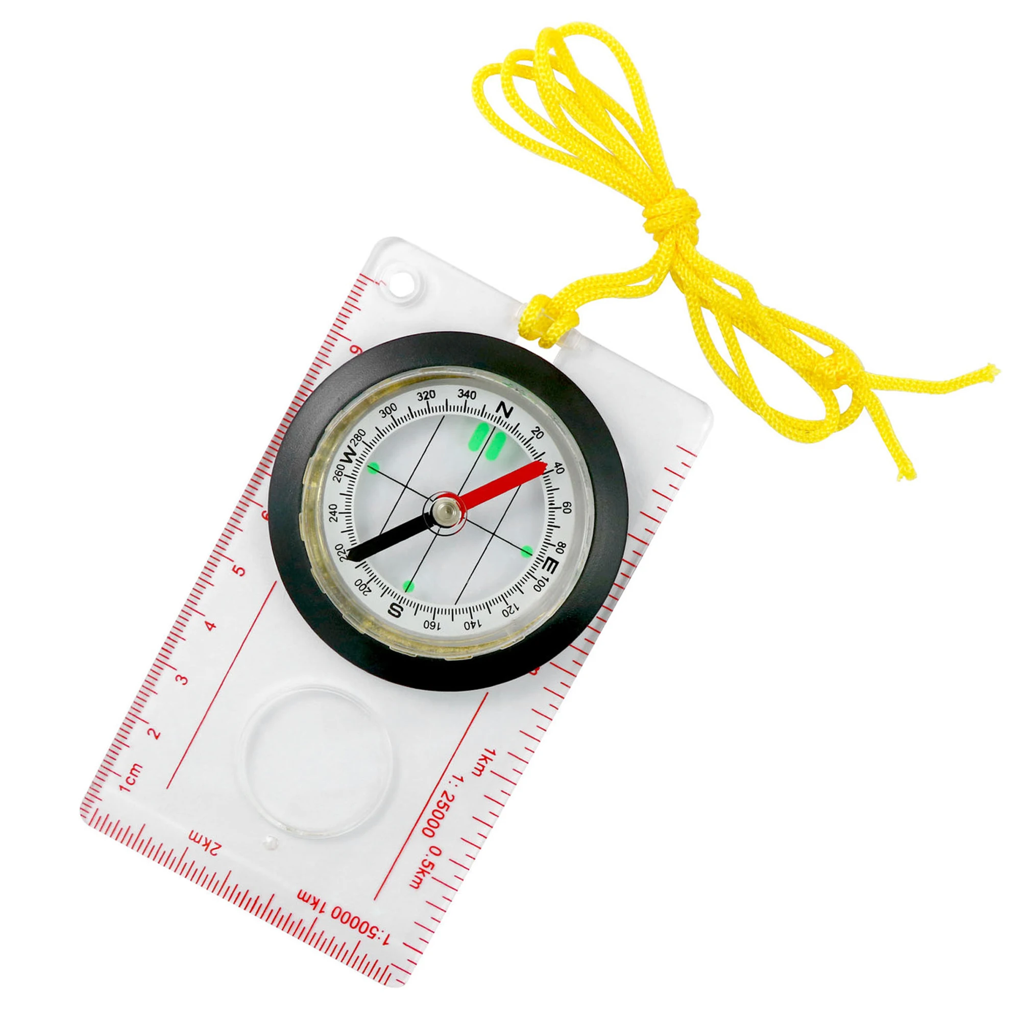 Acrylic RECTANGULAR ORIENTEERING COMPASS