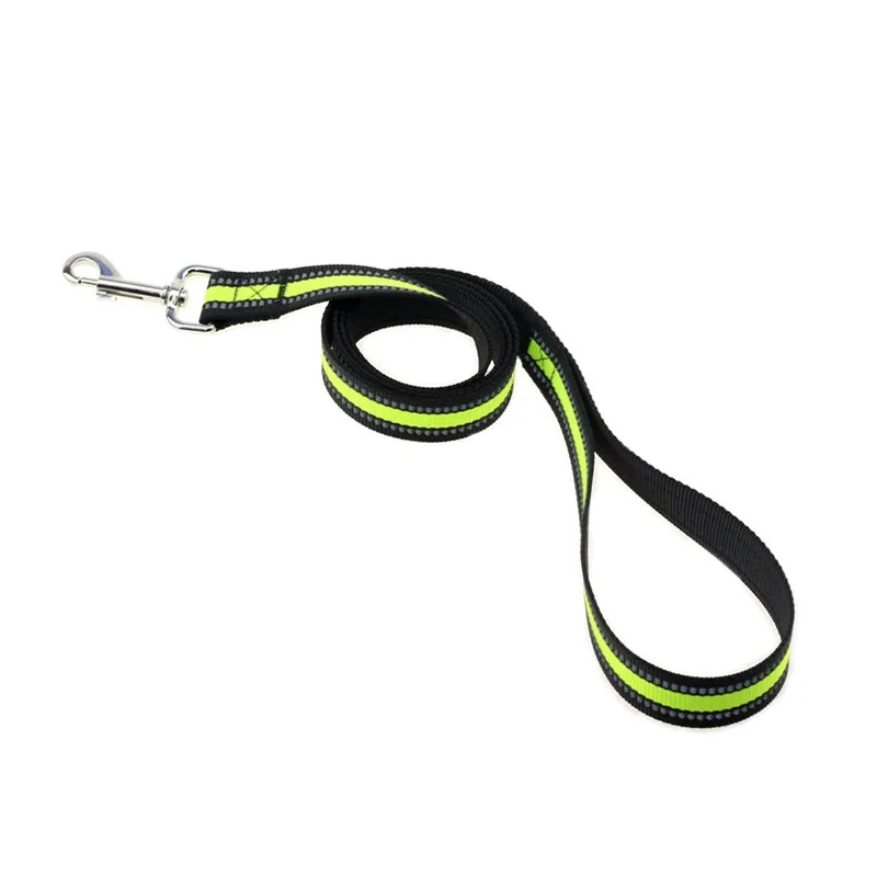 Custom Cheap Black Nylon Reflective Pet Products Small Puppy  Dog Leash