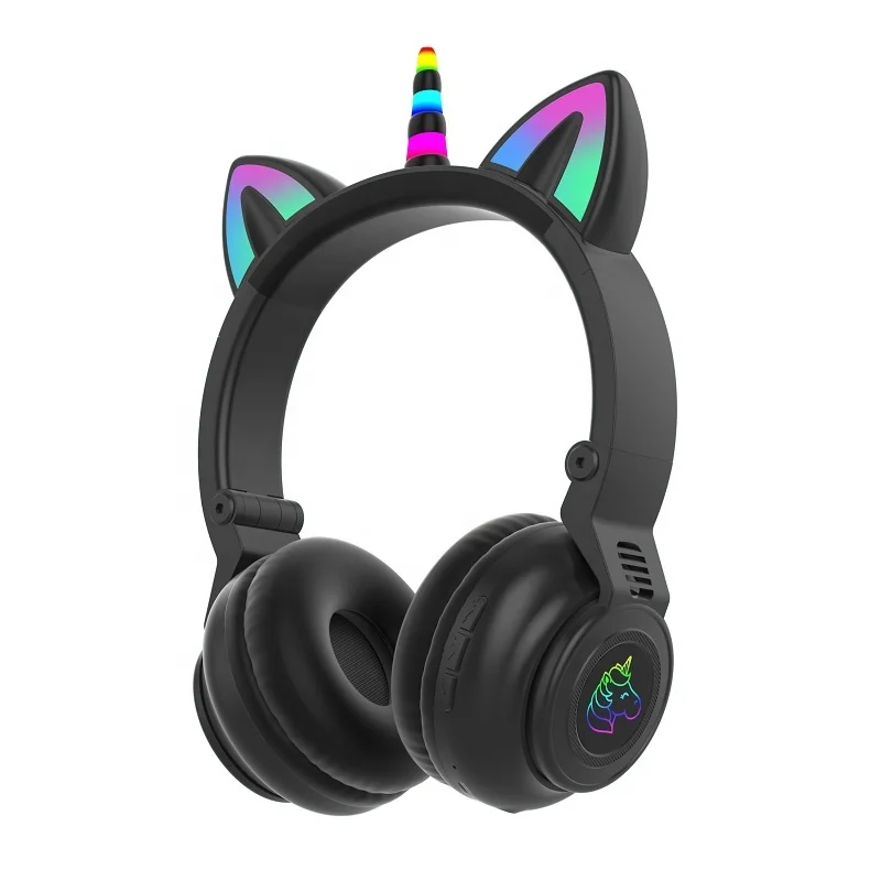 Unicorn wireless headphones Cheap oem headphone wireless headset with mic sport earphones gaming earbuds