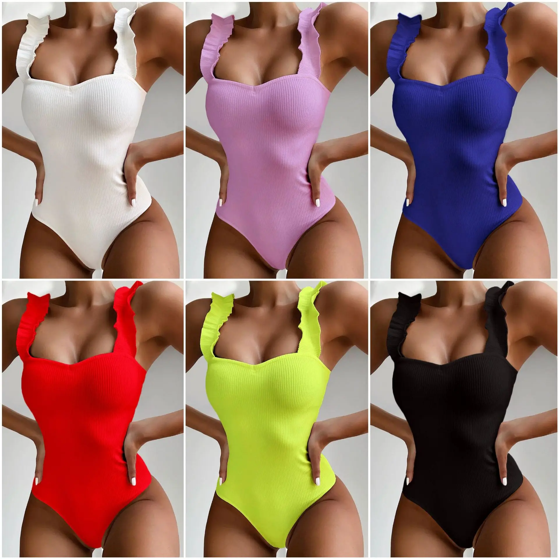Hot Selling Swim Suit Bodysuit Plus Size Swimwear Beachwear Bathing Suit Women One Piece Swimsuit 2022 Bikini Swimwear