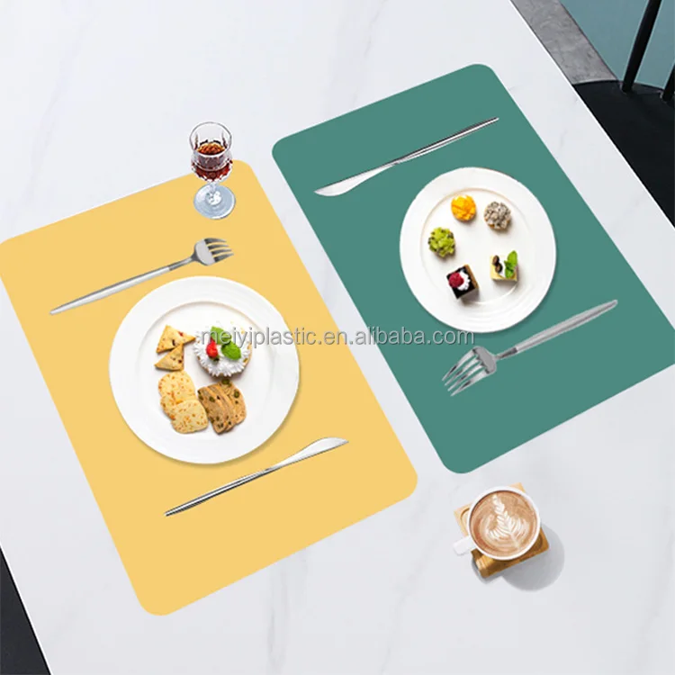 
40x30cm silicone placemats silicone table mat kitchen mat non-slip heat insulation silicone sheet mat for table decoration 