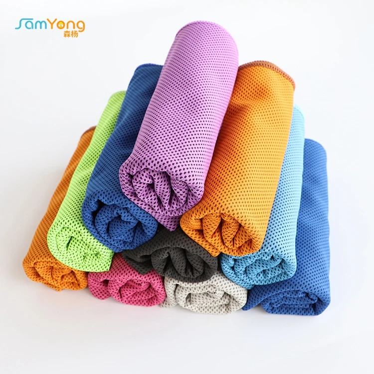 Factory price high quality quick cool  microfiber sport cooling towel