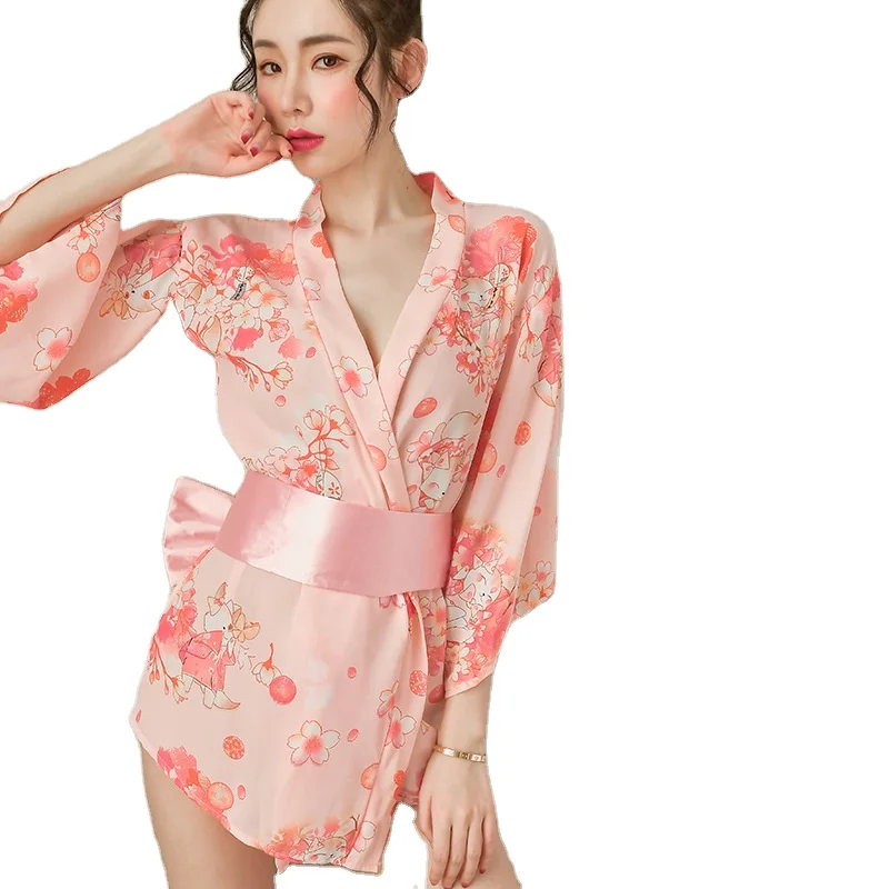 Japanese Sexy Maid Dress Anime Cow Erotic Cosplay Outfit for Women Girls Pink Role Play Cute Kawaii Lingerie Slutty Dresses New