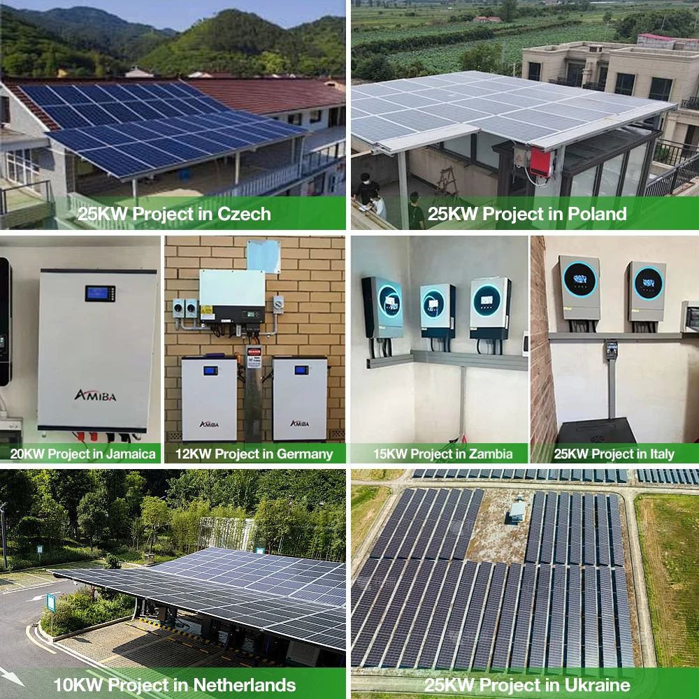 Complete Kit EU Solar Panel Power Station 5kW 15kva 10000 watt 10kw to 100KW On Off Grid Hybrid Solar Energy System with battery