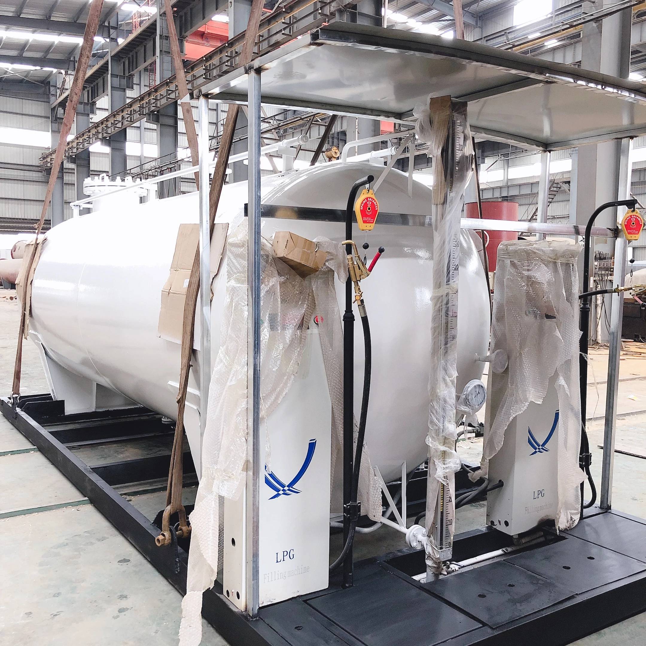  Противоскользящая станция для сжиженного углеводородного газа 10MT подвижная установка розлива в бутылки