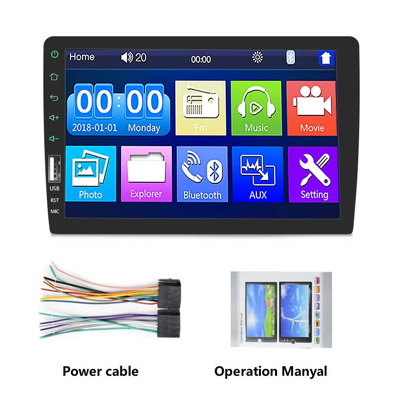 Leshida Новое поступление б/у автомобильное радио gps-навигация с обратной