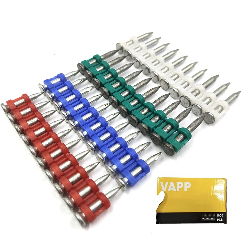 Collated Gas Drive Pins Strip Concrete Nails 3.0 16mm 19mm 25mm