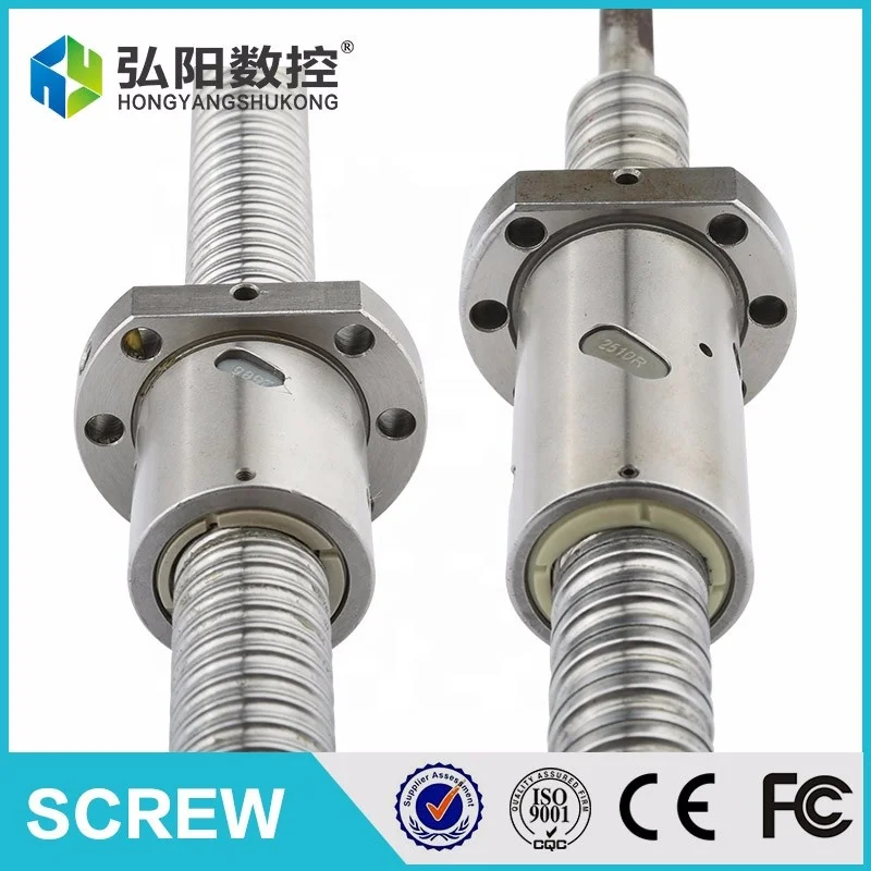 
High Precision ball screw TBI SFU 1605 1610 2505 2510 3505 3510 ball screw nut BKBF10 12 15 17 20 25 30 35 40 