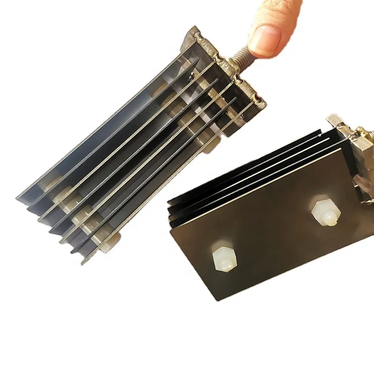 Brine Salt Water Oxide Coated Titanium Electrolyzer Cell Electrode For Sodium Hypochlorite Generator