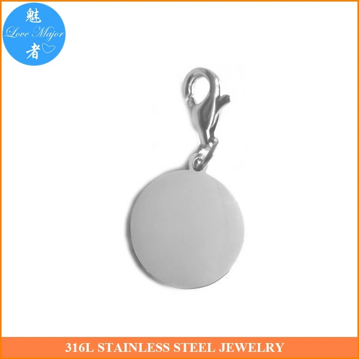 304 Stainless Steel Stamping Charms for Bracelet Necklace Jewelry DIY Craft Making17*17*1.5mm