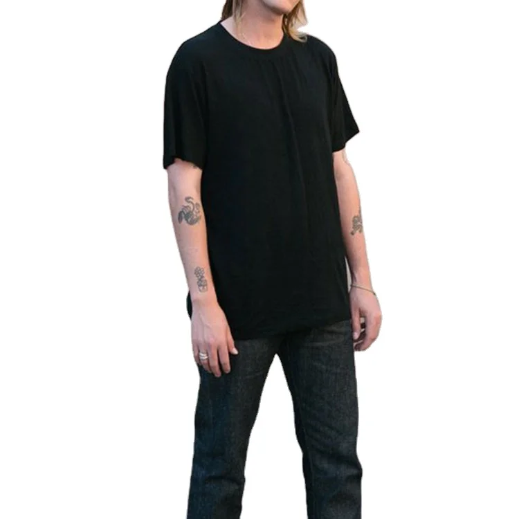 Comfortable Wholesale High Quality Organic 100% Hemp T Shirts For Men