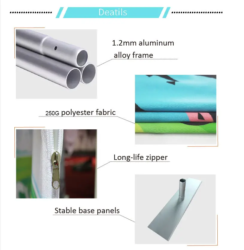 Rts Exhibition Portable 10 X 10 Expo Display Stand Trade Show Booth Counter 3X3 Exhibition Stand Tradeshow Booth